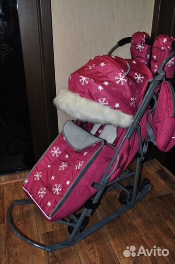 Коляска санки Picate в отличном состоянии
