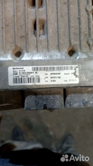 Блок управления эбу peugeot