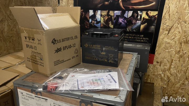 AGM (Гелевый) Акумулятор B.B battery BPL 12-40ач