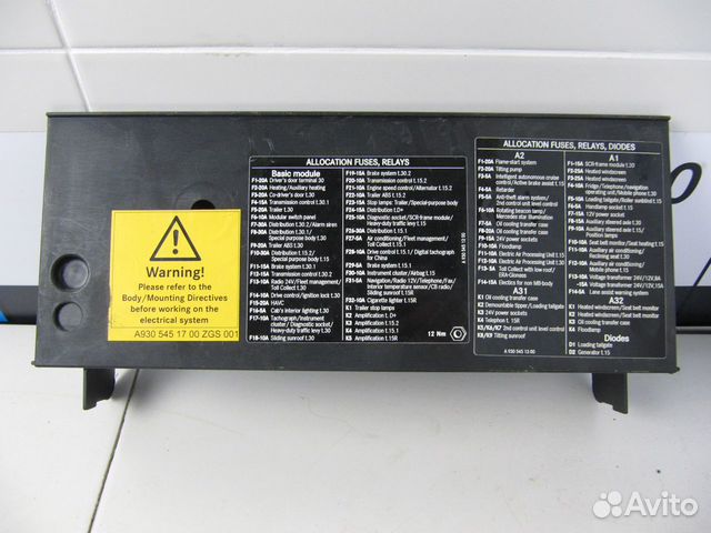 Накладка кузов внутри Mercedes Benz Actros MP3