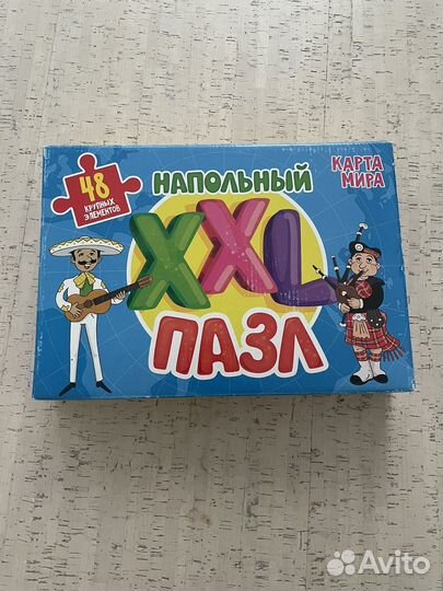 Пазл карта мира