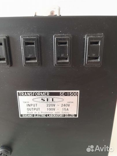 Трансформатор 220/100в 1,5 kw Japan