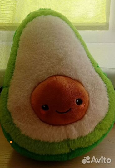 Мягкая игрушка авокадо новая