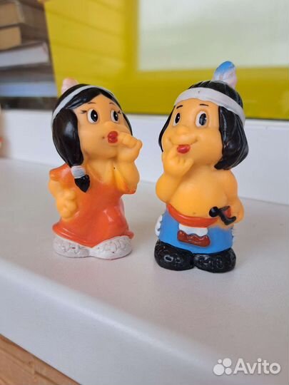 Резиновые игрушки СССР Народы мира