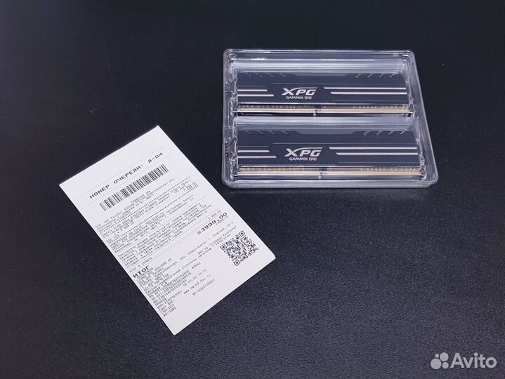 Оперативная память adata XPG Gammix DDR4 16Gb