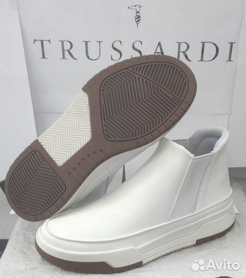 Trussardi ботинки сникерсы новые 37 р-р