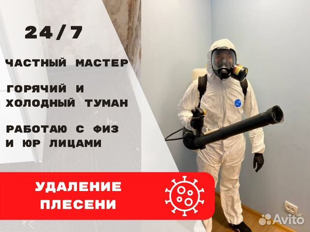 Удаление/ Обработка Плесени/ Дезинфекция