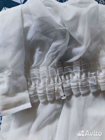 Штора вуаль бежевая 3 шт