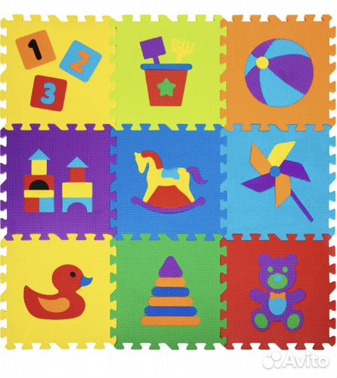 Развивающий коврик пазл