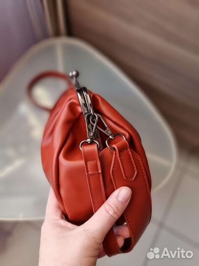 Сумка женская бордовая