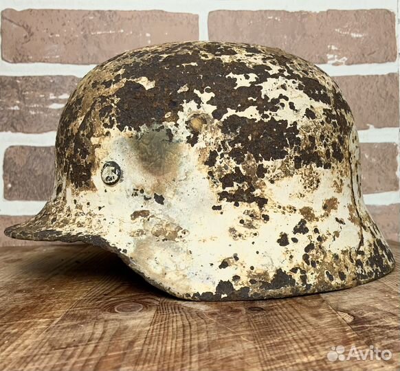 Каска шлем м-35, зимний камо