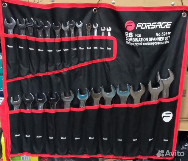 Набор ключей комбинированных 25 предмета