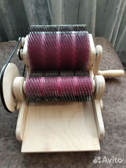 Кардер для шерсти барабанный