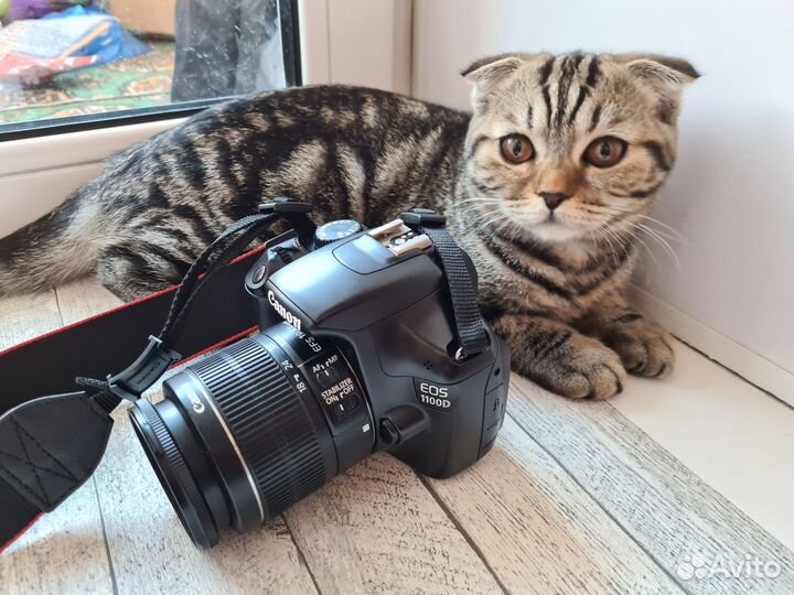 Фотоаппарат Canon 1100D KIT. Пробег всего 4 тыс