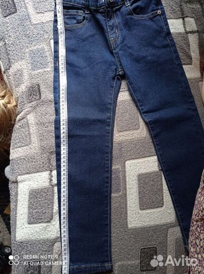 Джинсы для девочки новые 116