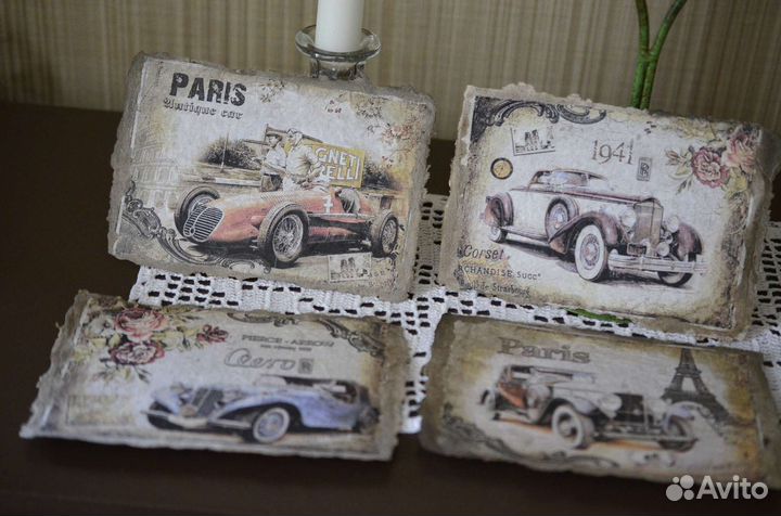 Открытки в стиле ретро ручной работы