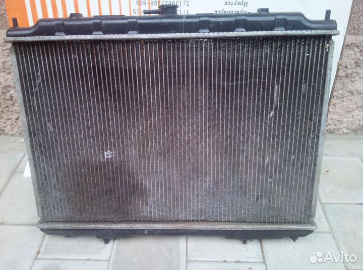 Радиатор охлаждения ниссан прессаж 2,4