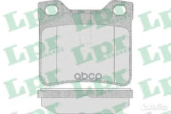 Колодки торм. дисковые 05p622 Lpr