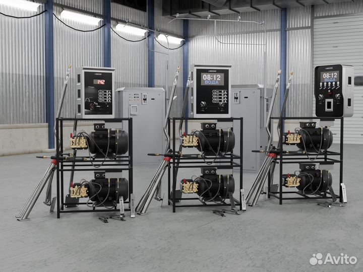 Автомойка самообслуживания luxwash 136