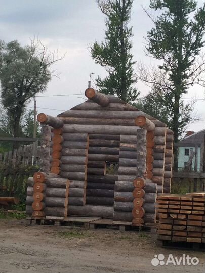 Сруб kelo туалет