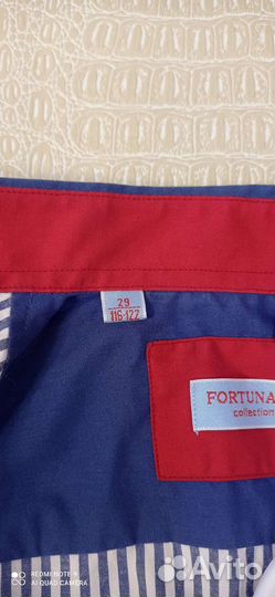 Детская нарядная рубашка 116-122