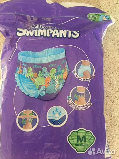 Подгузники для плавания M