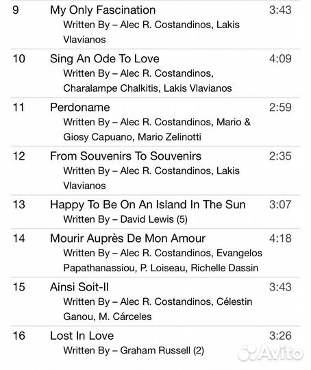 Demis Roussos - Greatest Hits CD Rus