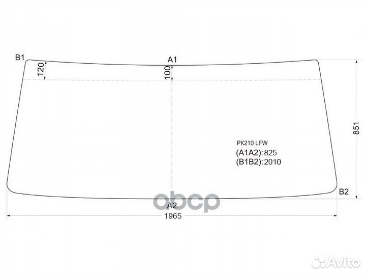 Стекло лобовое в резинку nissan UD/diesel/condo