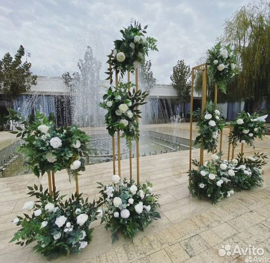 Свадебный декор фотозона