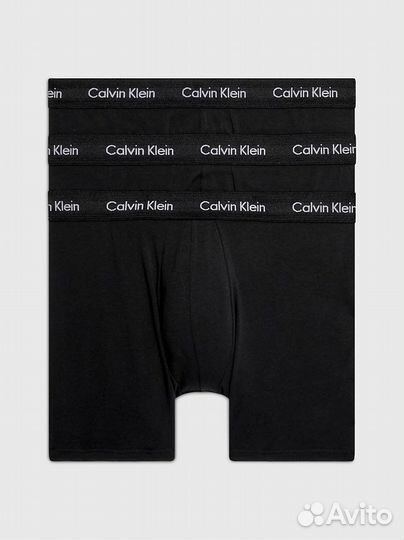 Трусы Calvin Klein (3 шт.) чёрные