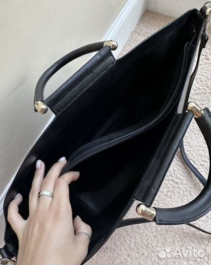 Сумка mango натуральная кожа