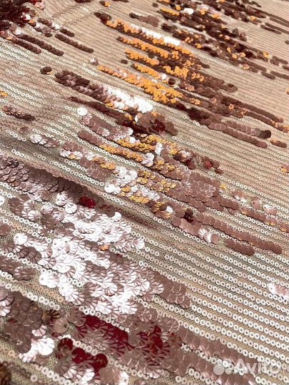 Ткань С пайетками на сетке