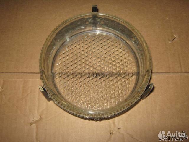 Конфетница из стекла, обрамлена металлом. СССР