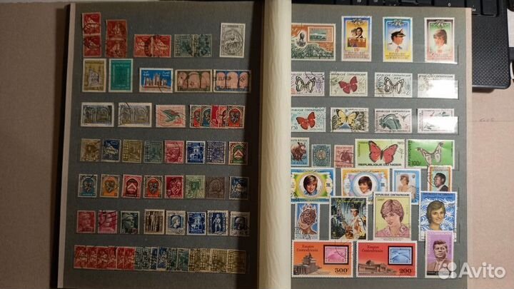 Альбом.20 страниц.марки колонии