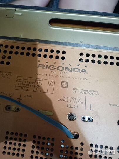 Радиола ригонда усрл-1