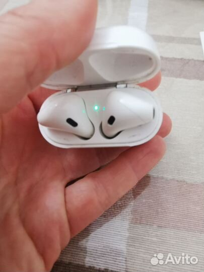 Кейс зарядный для airpods 1/2, оригинал