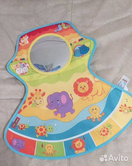 Развивающий коврик + игрушки погремушки