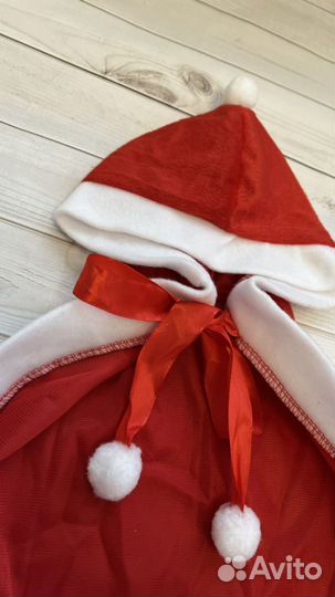 Новогодняя накидка для собак маленьких пород