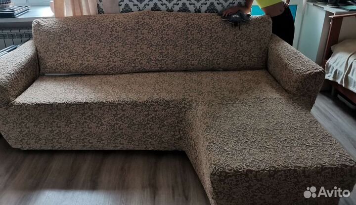 Еврочехол на угловой диван