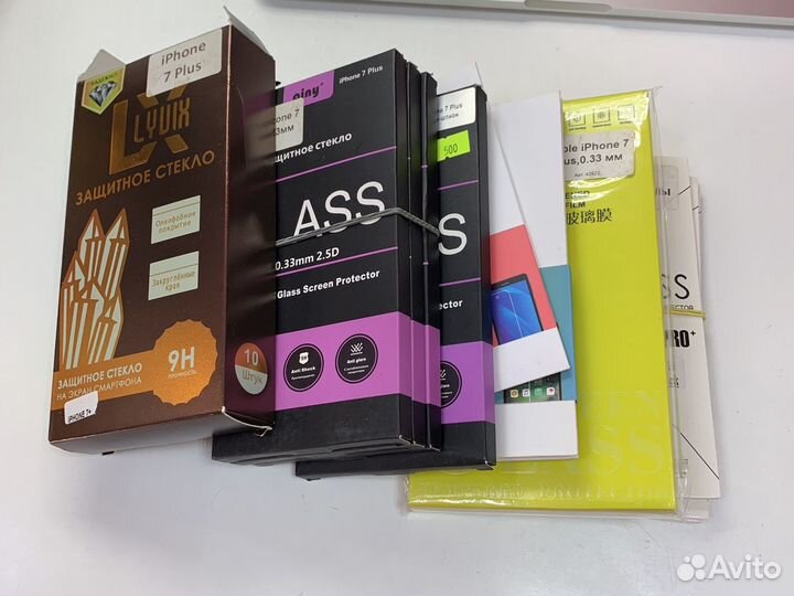 Стекло защитное iPhone 7 Plus/8 plus любое
