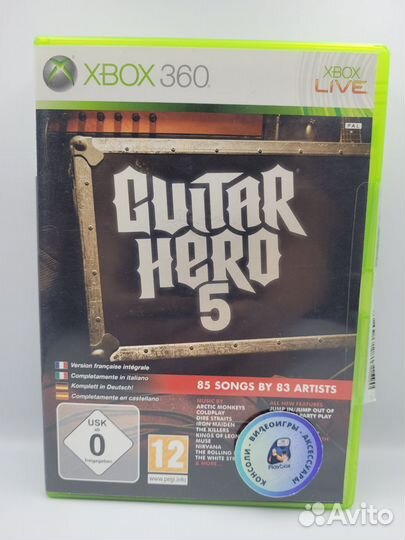 Guitar Hero 5 xbox 360 (б/у, англ.)