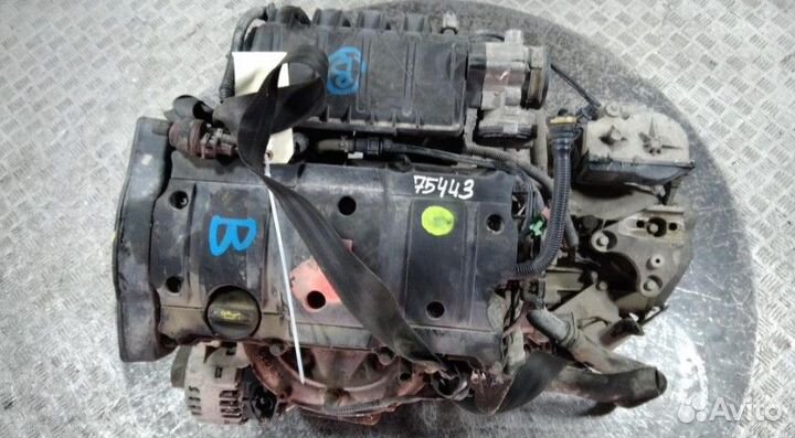 Двигатель NFU Citroen C3 1.6 Бензин.2003г