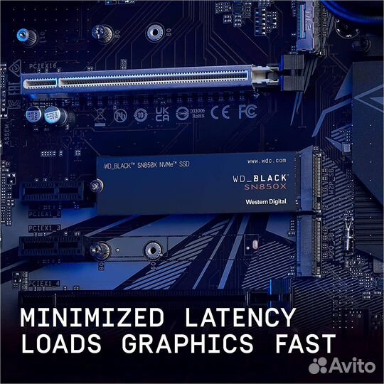 SSD WD Black SN850X 2Tb (BOX) dram, новый