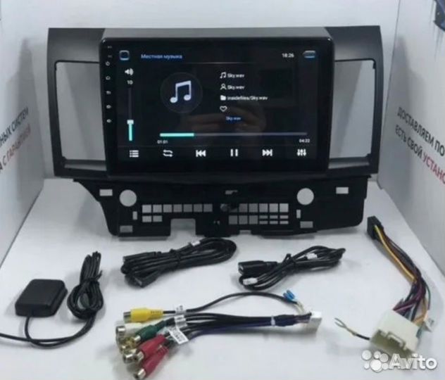 Магнитола Митсубиси Лансер 10