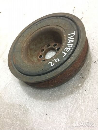 Шкив коленвала фольксваген туарег 2005 4.2