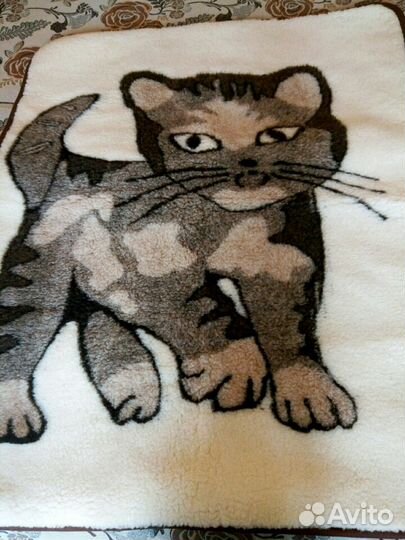 Одеяло детское (новое) из овечьей шерсти