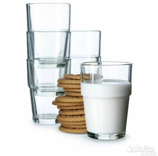 Стаканы IKEA reko. Новые, 4 набора по 6 штук