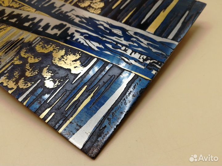 Златоустовская гравюра Березы Берёзки 1978