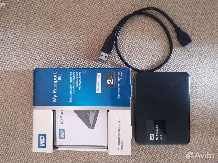 Внешний жесткий диск WD My Passport Ultra 2 Tb