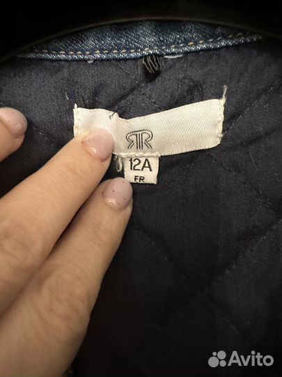 Куртка джинсовая, подростковая, 152